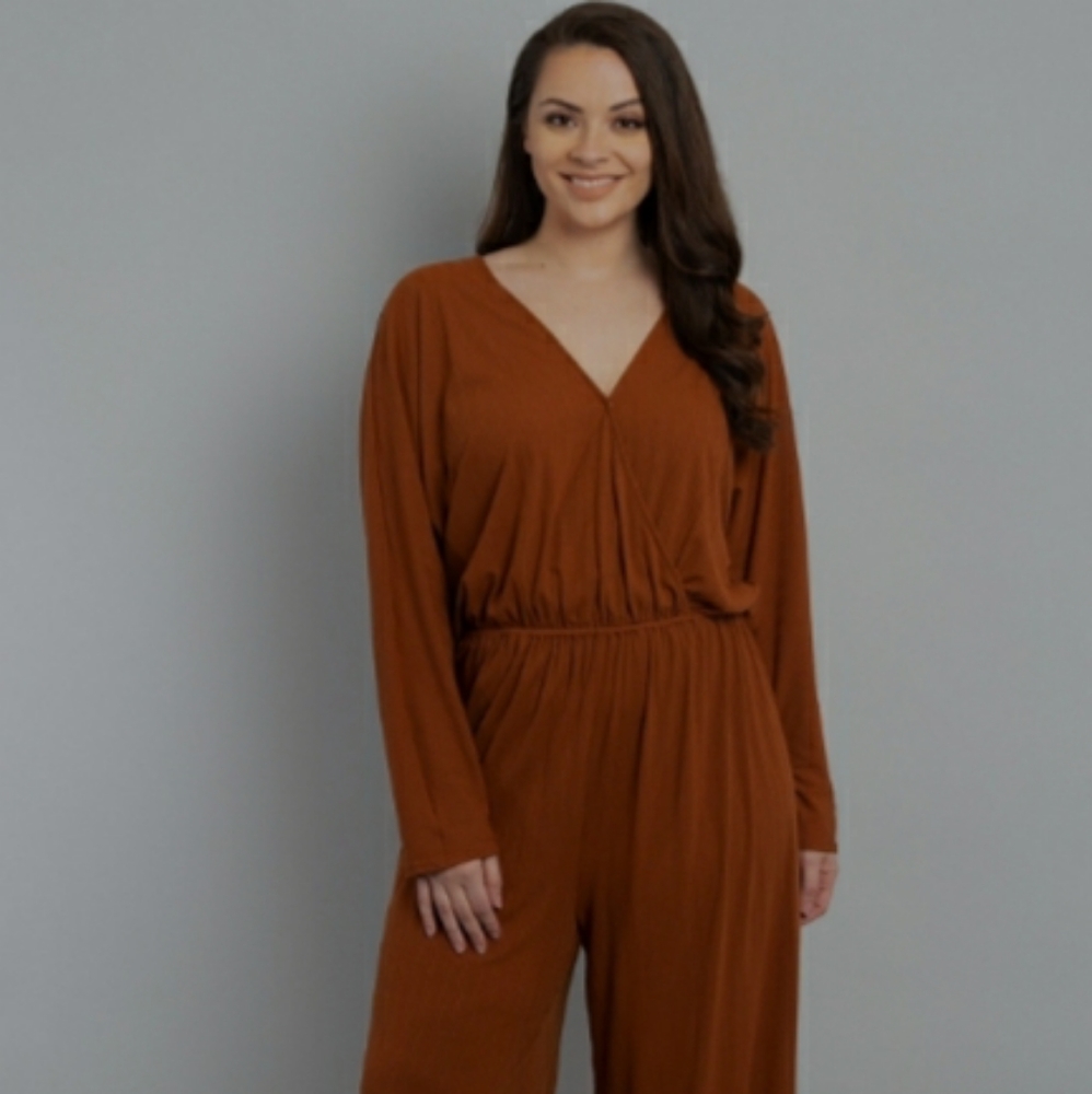 Camel Jumpsuit (New With Tags)